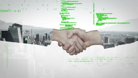 códigos de apretón de manos y programas