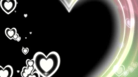 fondo de movimiento animado generado por computadora para bodas