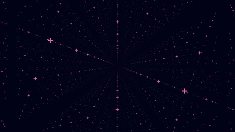 estrellas brillantes en un fondo negro