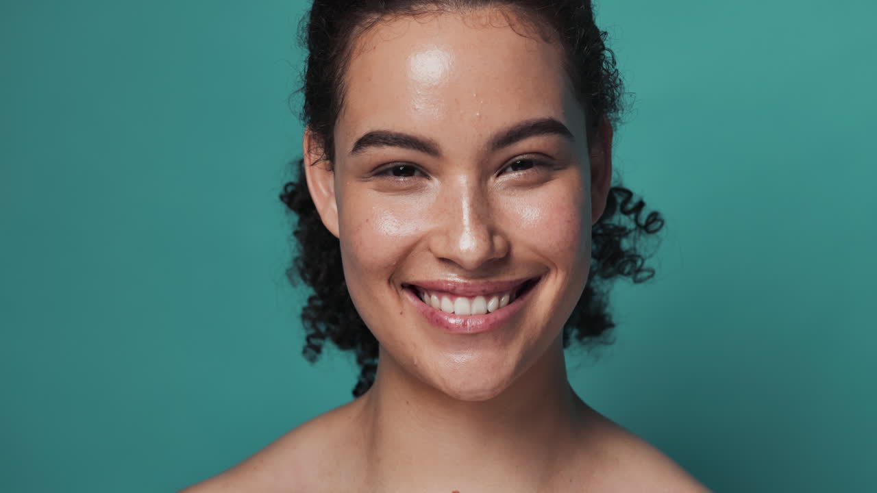 retrato de una mujer sonriente