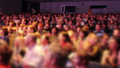 the anonymous audience applauded after the premiere