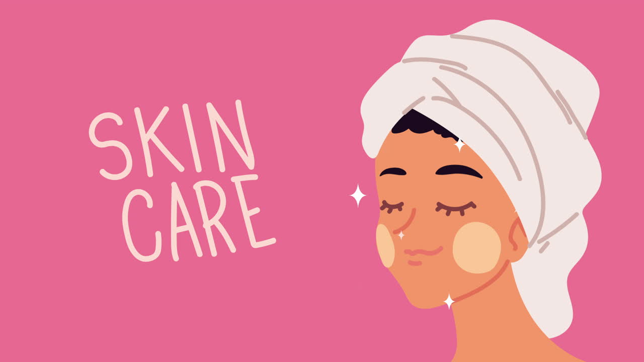 피부 관리 루틴을 가진 여성