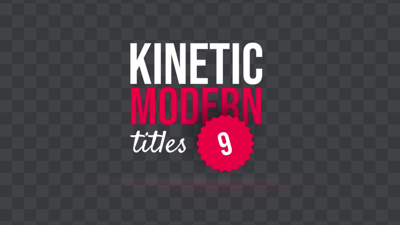 Contemporary Kinetic Titles 01
Adobe After Effects 2023
Resolution 3840×2160