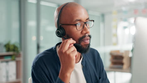 businessman on a phone call in the office