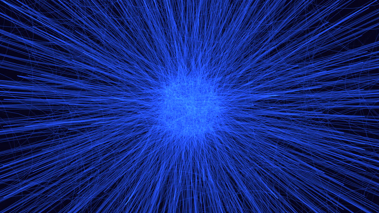 patrón circular azul con líneas radiantes en el sentido de las agujas del reloj