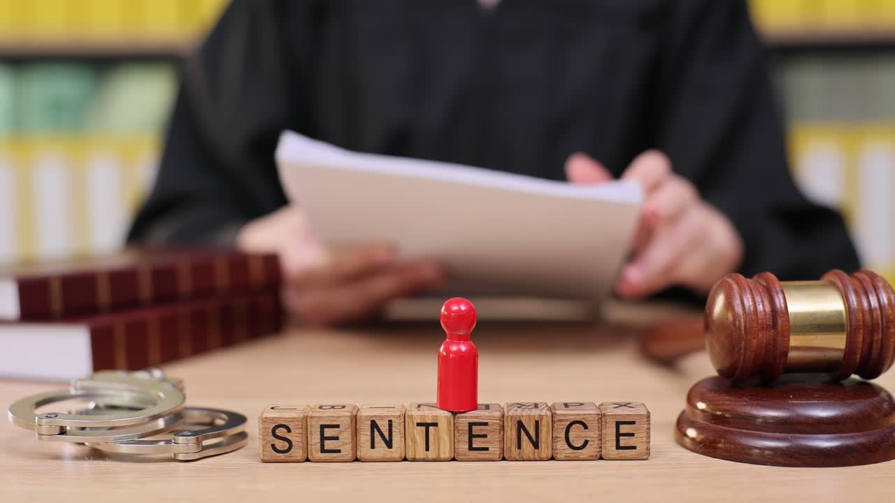Justice and Sentence in the Courtroom
