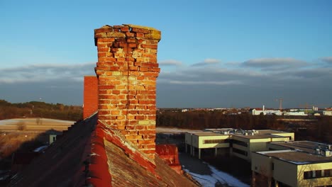 roof of an abandoned military facility.