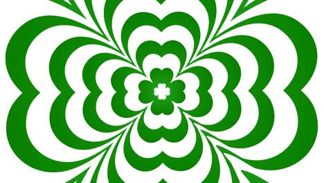 four leafed clover saint patrick day irish holiday seamless loop motion background