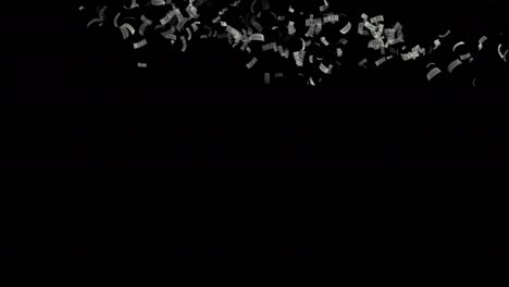 us money cash particle animation