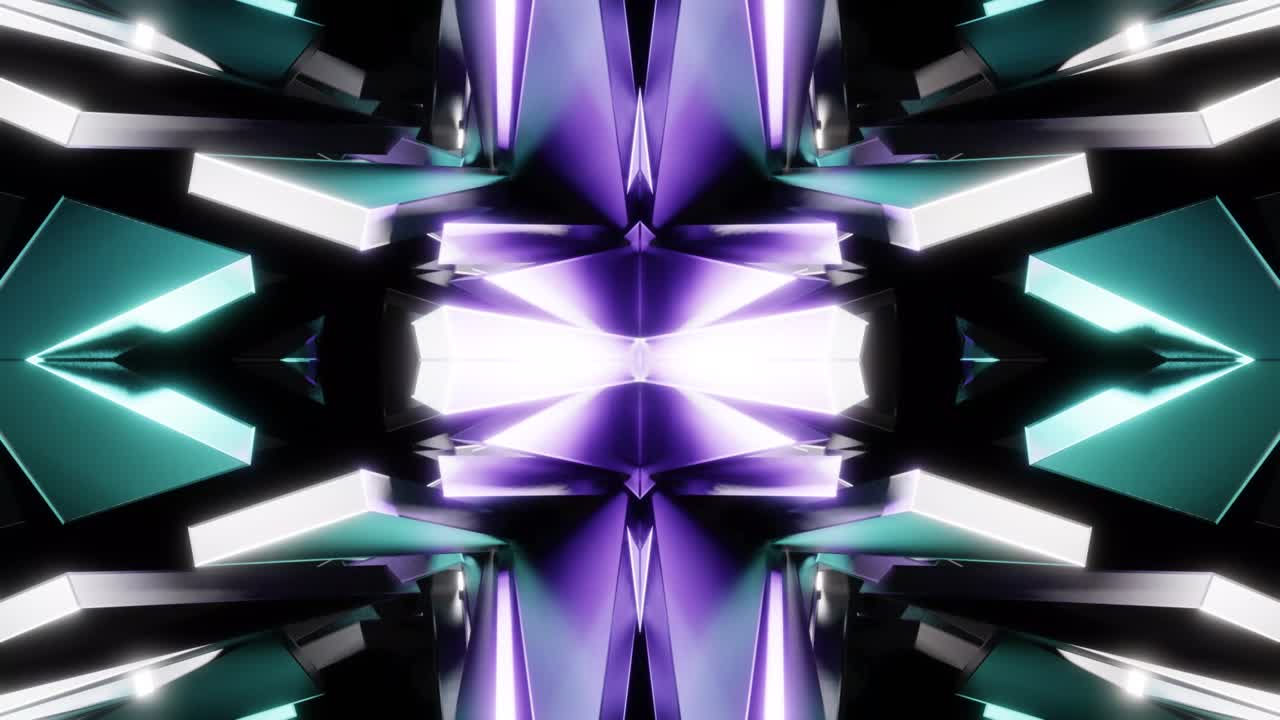 el caleidoscopio brillante del bucle vj