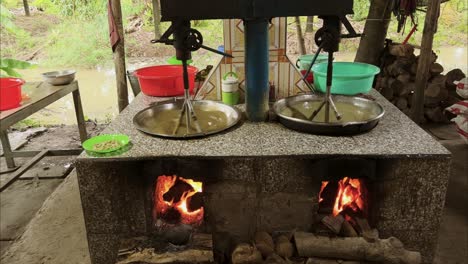 Handheld-shot-of-small-candy-factory-in-the-Mekong-delta-region-of-Vietnam