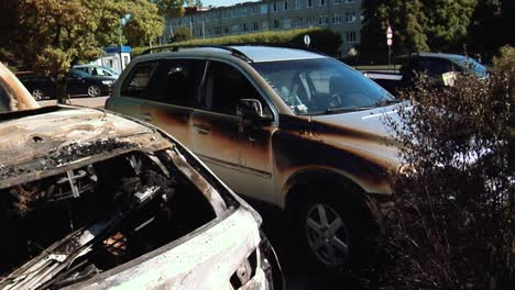 the car after the fire