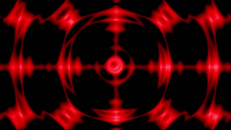 una gran cantidad de red de frecuencia fluctúan ondas moviéndose en fondo oscuro abstracto