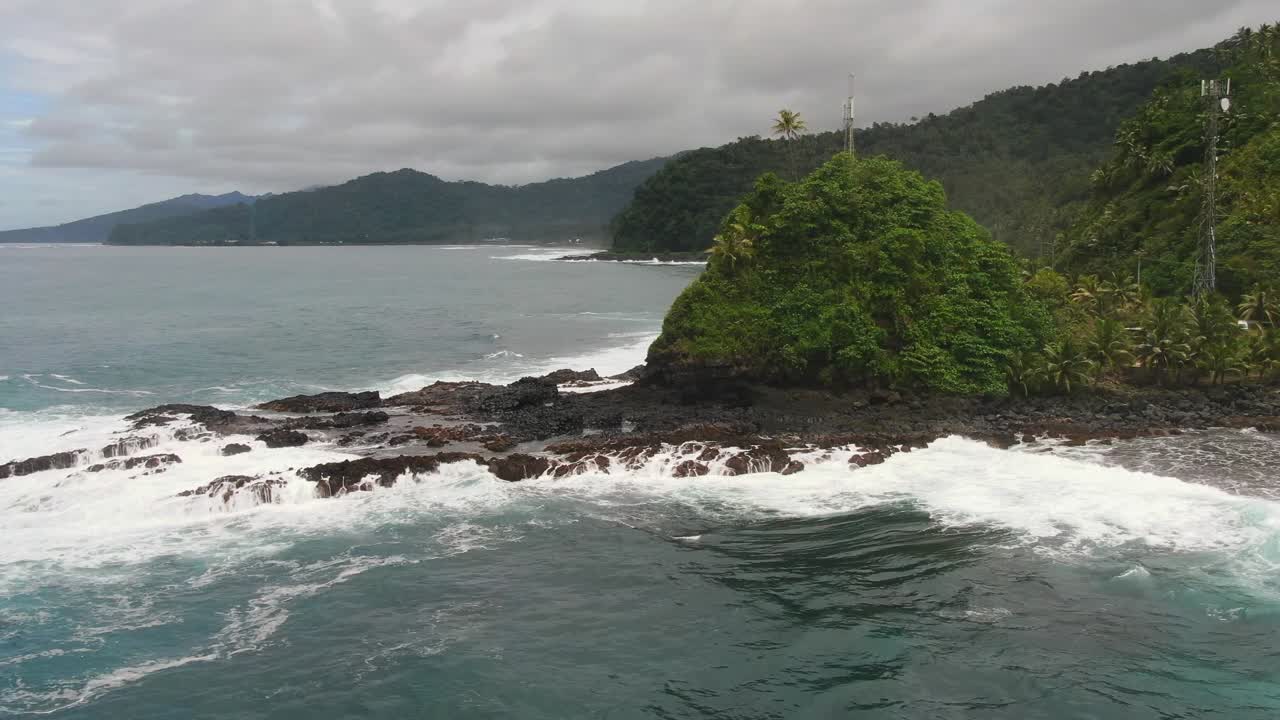 cabo utumauú, samoa - drone