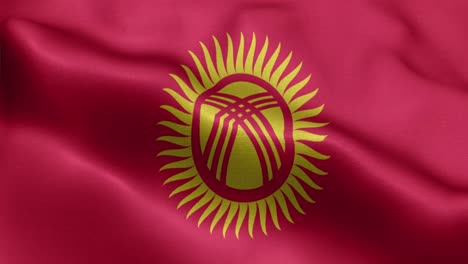 Waving-loop-4k-National-Flag-of--Kyrgystan