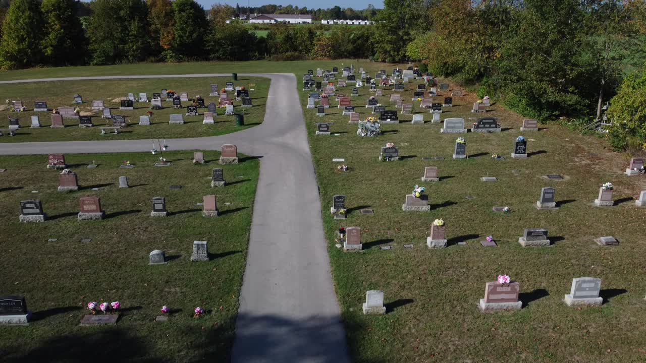 온타리오 캐나다에서 묘지 촬영해요