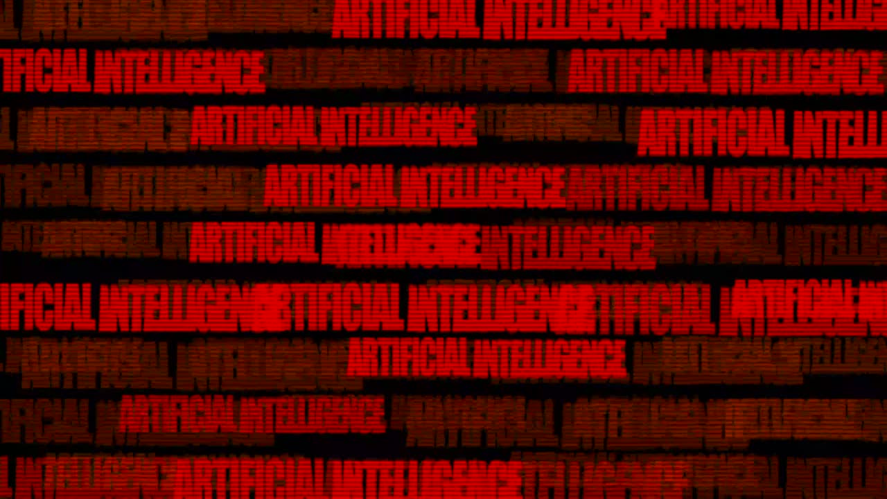 gran análisis de datos texto animado finanzas cinéticas fintech wordscape ai software de inteligencia artificial