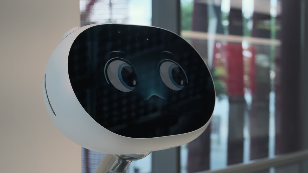 muestra de robots lindos