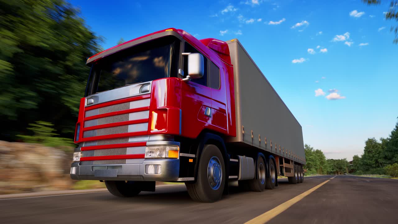 도로 트럭, 화물 운송, 운송 방식, 운송, 트럭