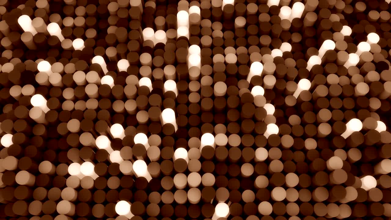 4K Abstract Cylinders.