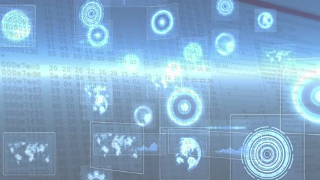 Animation-of-biometric-fingerprint-statistics-and-data-processing