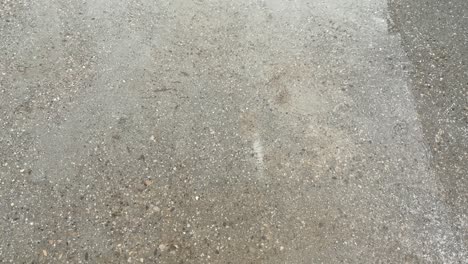 natural background with raindrops on the concrete surface