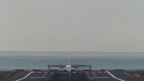 airplane on runway