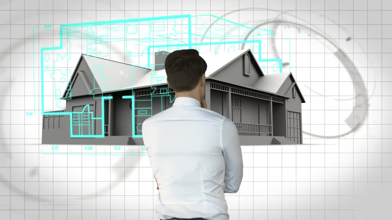 기술 인터페이스에서 집을 설계하는 건축가