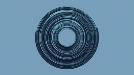 abstract background rotating circular segments