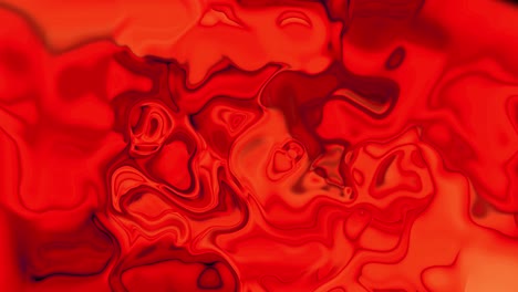 red color ink liquid animated background. animation of liquid marble texture.