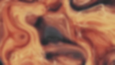 el fondo es borroso, la textura holográfica es de color naranja neón.