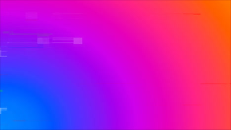 animación digital de la televisión chisporroteando en un fondo colorido