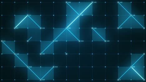 Hi-Tech-Futuristic-Background---lines-and-points-Looping-Animation