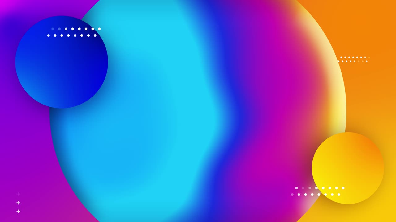fondo de gradiente con formas circulares de colores. diseño 3d moderno.