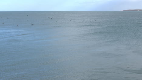 Weitläufiger-Blick-Auf-Das-Meer-Von-Cortez-Von-San-Felipe,-Baja-California