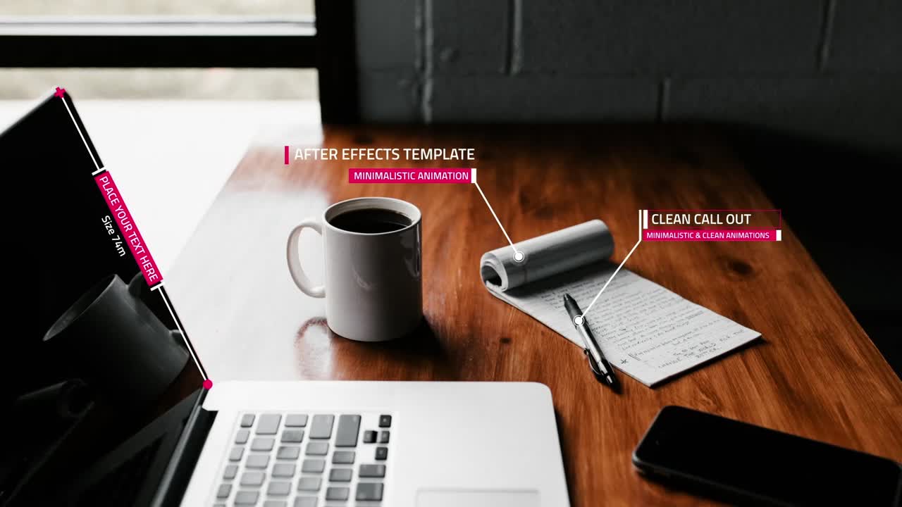 Double Text Call Outs - Video Template