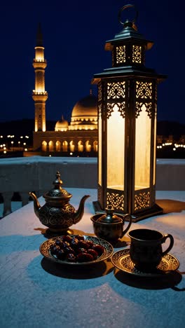 ramadan night at a mosque