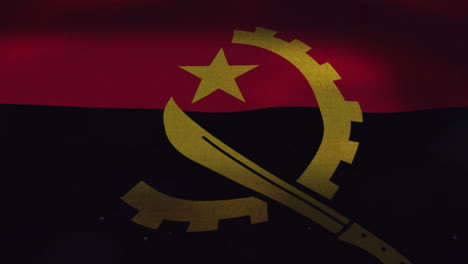 La-Bandera-Ondeante-Nacional-De-Angola