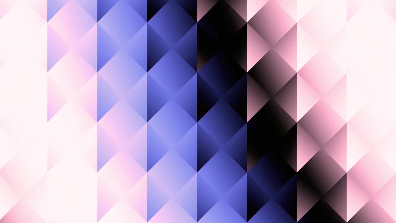 Loop continuo di motivo geometrico astratto a rombi con variazione di colore