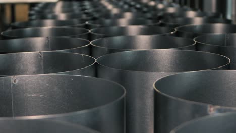 thin galvanized sheet metal welded in round tubes for metalworking