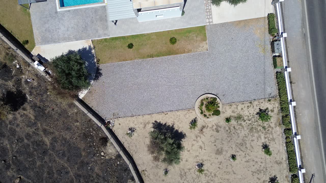 Rhodes wildfire damage after the fire brigade left in Greece, Rhodes burned down in Lindos, Archangelos, Masari, Agathi, Malonas, Lardos, Kalathos, Asklepieion