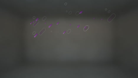 Animation-Violetter-Linien-Auf-Unscharfem-Hintergrund