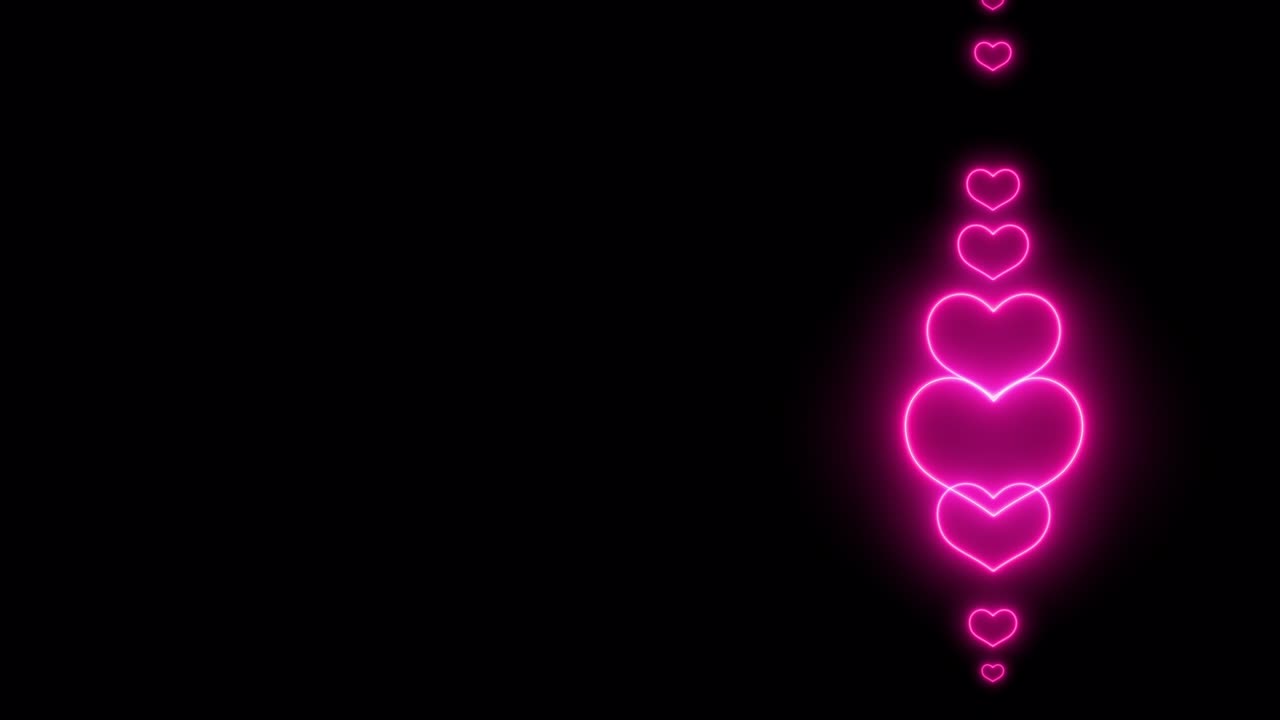 검은 바탕에 심장마비 루프 움직임.