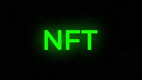 abstracto de fondo de la nft
