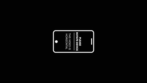 rotate your phone for horizontal experience motion graphics spanish version