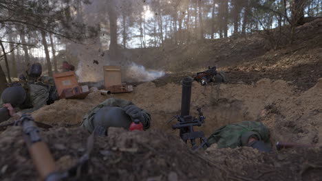 world war ii soldiers in action