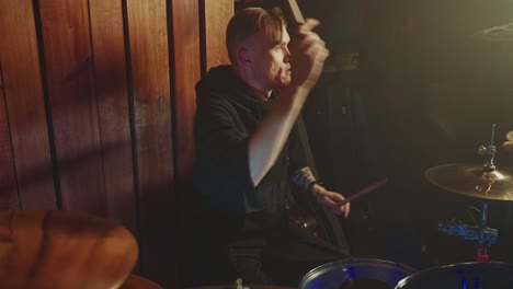 drummer in action
