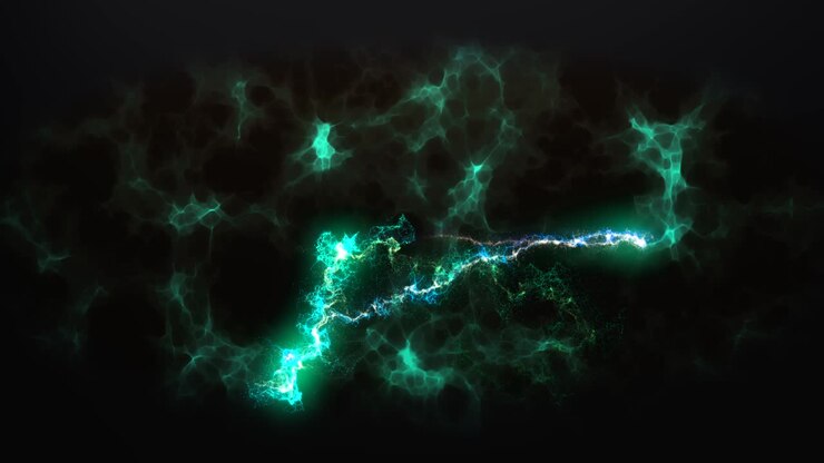 Sfondo animato con effetto di linee luminose e brillanti