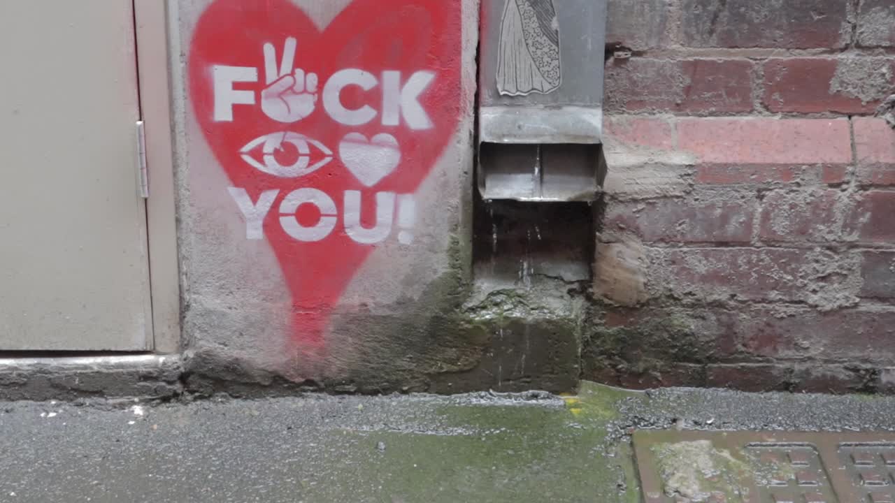 도로와 오솔길 및 멜버른의 배수 시스템을 통과하는 빗물