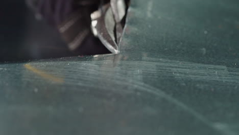 car body repair with metal shears